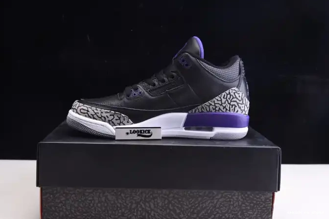 Rep Purple CT8532-050 Jordan Black Court Retro 3 Air 0615